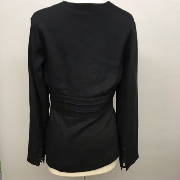 NWT IRO Paris black Front tie top - Picture 4 of 5